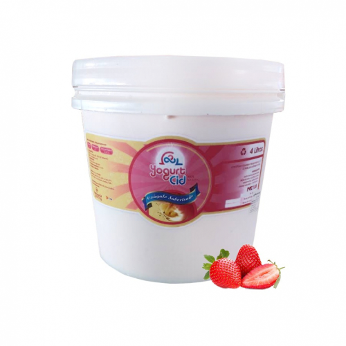 Yogurt Natural 4 lt sabor Fresa 