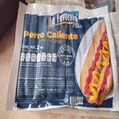 Perro Caliente Cerdo Pollo 2000g LA FAVORITA 
