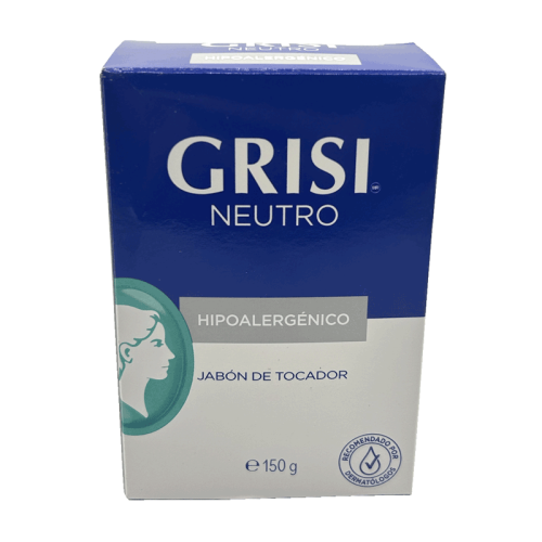 Jabón de tocador Neutro, Hipoalérgico, 150 g GRISI