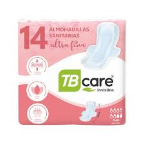 Almohadilla Sanitaria TB Care Ultra Fina Invisible - 14