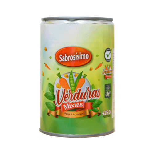 Verduras mixtas (estilo Macedonia) 450 g