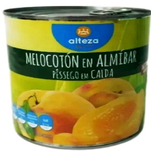 840gr, melocotón en almíbar 