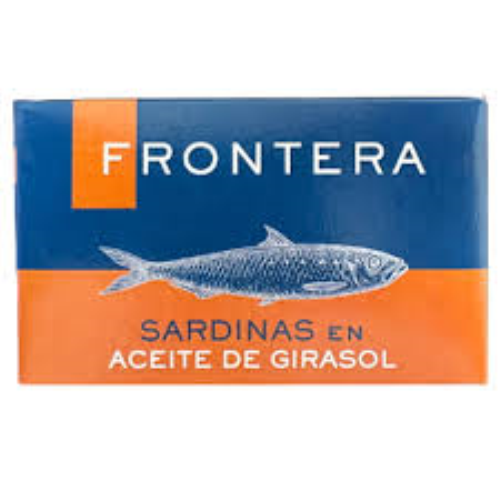 SARDINAS EN ACEITE DE GIRASOL LATA 115 GR-FRONTERA 