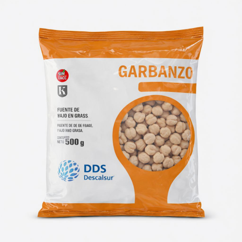 Garbanzo DDS DESDELSUR Bolsa PN 500 gr, caja 1/10/500 gr 