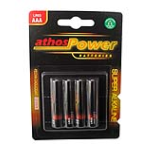 Baterías super alcalinas AAA, blíster de 4 unidades, LR03