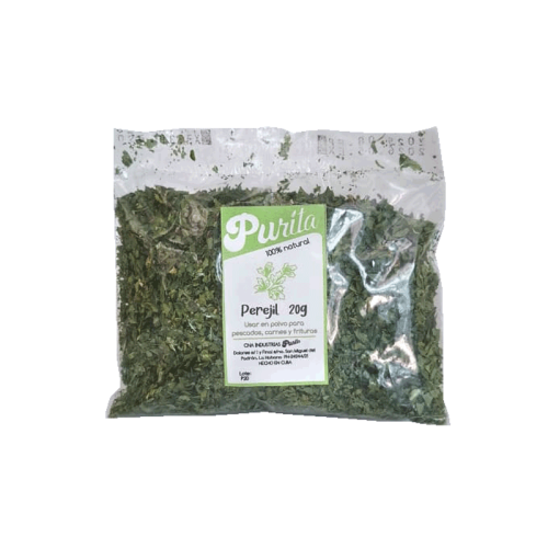 Perejil deshidratado hojas, 20 g