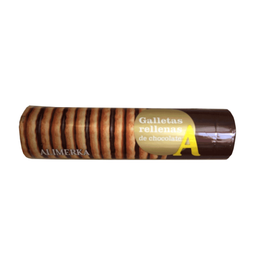 Galletas rellenas de chocolate ALIMERKA 145 g