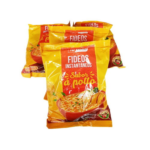 Sopa instántanea de fideos sabor Pollo, 4x65 g 