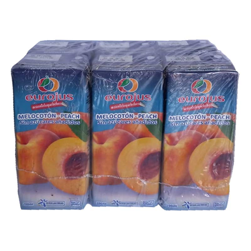 Néctar de melocoton, 6 x 200 ml