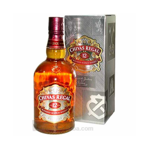 Whisky Chivas Regal, 12 años, 750 ml