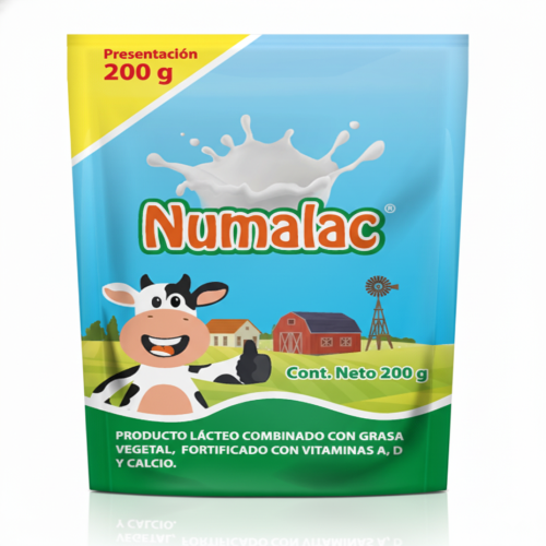 Leche con grasa vegetal en polvo , 200 g