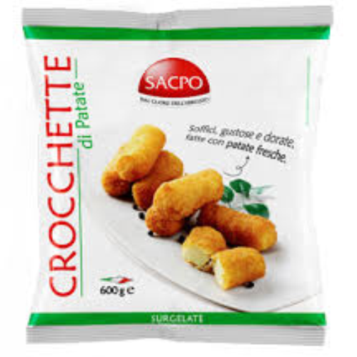 CROQUETAS DE PAPA  PARA FREIR 600GR   M/SACPO