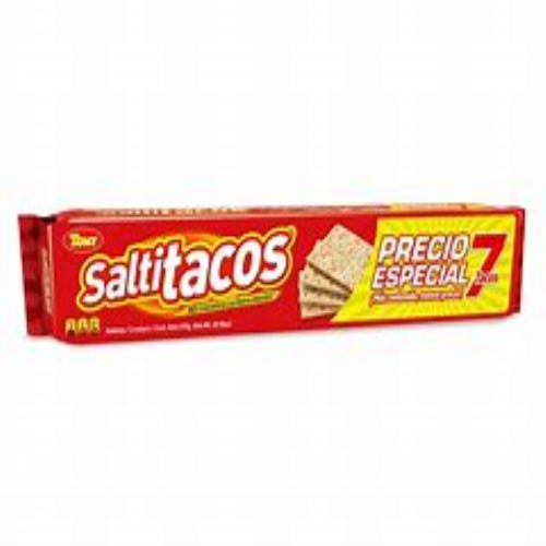  GALLETAS SALADAS SALTITACOS 595GR TOMY  LIDO