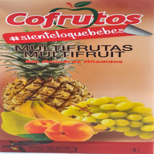 Nectar multifrutas, 1L, COFRUTOS, sin azucar.