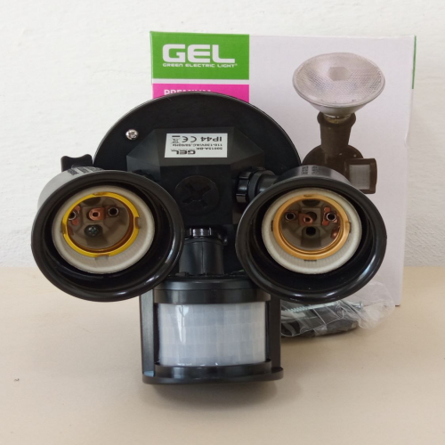 Base doble para reflector con sensor