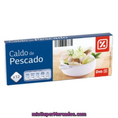 12x10 g-Pastilla de caldo sabor pescado