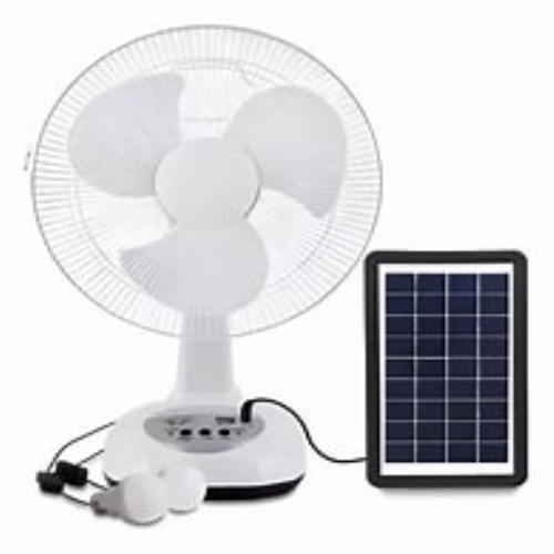 Ventilador c/Sistema Solar 12pulg 12W 