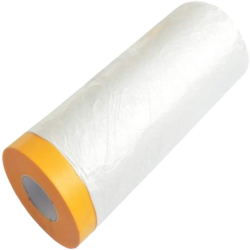 Plástico protector con cinta adhesiva para pintar