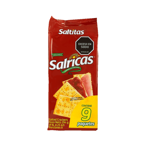 Galletas tipo cracker Salricas 9 u