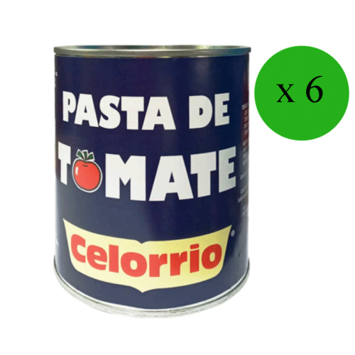 Pasta concentrada de tomate , 6 x 800 g