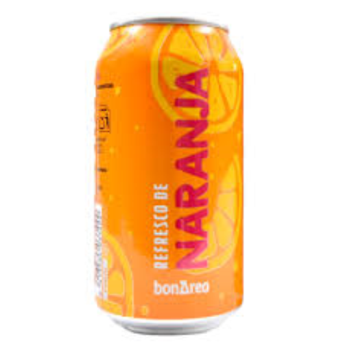 Refresco Naranja BonArea Lata 33cl EL REY
