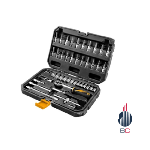 Juego de dados de 46 piezas de ¼