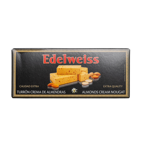 Turrón de crema de almendras calidad extra Edelweiss 150 g
