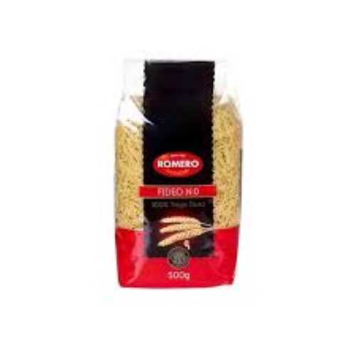 PASTAS ALIMENTICIAS FIDEO CABELLO ROMERO 500 GR 