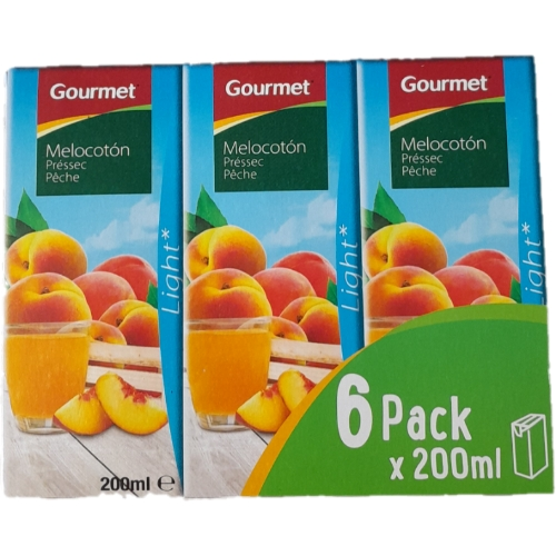 Nectar Gourmet Melocoton pack 6 x 200 ml c/u
