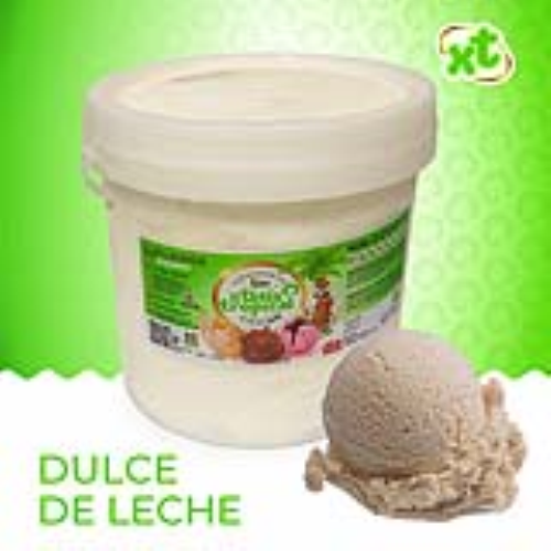 Tina de 4 L de helado Dulce de Lecha