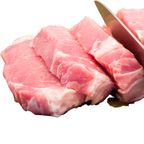 Carne de cerdo limpia, 1 Lb