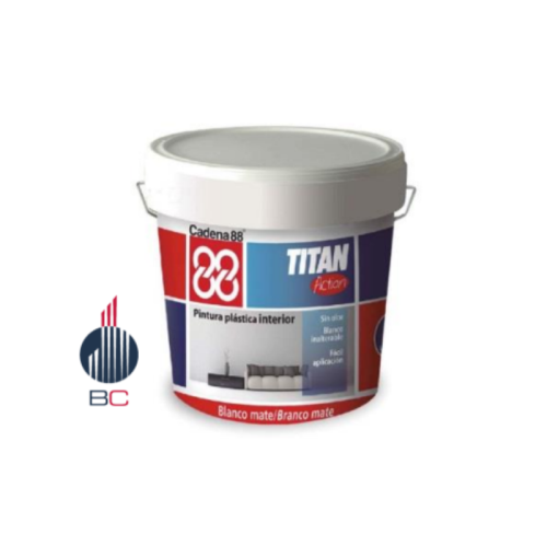 Pintura TITAN Action blanco mate interior 4 L