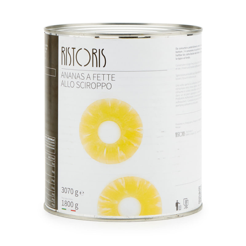 PIÑA EN RODAJAS - BABY LATA 1/2 - 570 GRS RISTORIS   