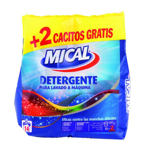 Detergente en polvo MICAL, 910gr