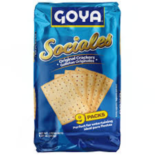 Galletas Originales Sociales  paquete  8.57 Oz marca Goya 