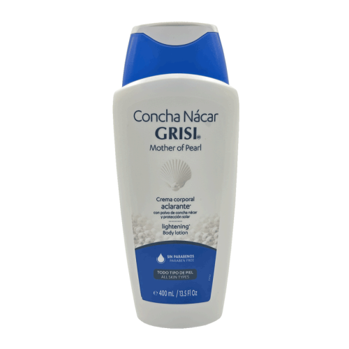 Crema corporal aclarante con concha de nácar, 400 ml