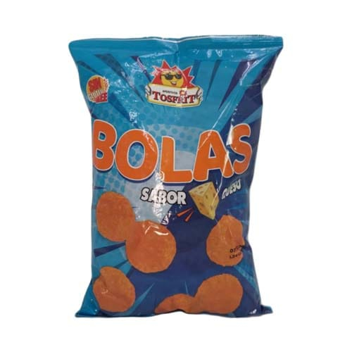 Bolas de maíz sabor queso, 110 g