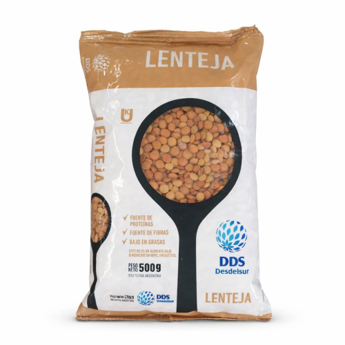 Lenteja DDS DESDELSUR Bolsa PN 500 gr, caja 1/10/500 gr