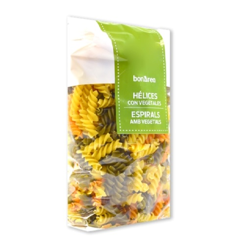 Pasta helices vegetales Bonarea 500 gr