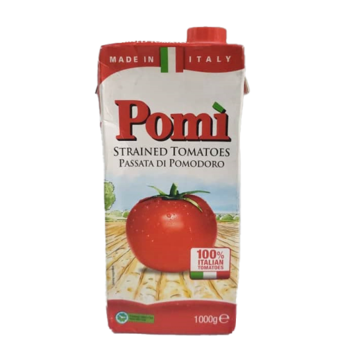 Pasta de tomate, 1,000 gr, POMI, Italia.