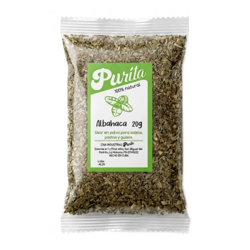 Albahaca hojas, 20 g