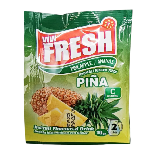 Refresco instantáneo sabor piña Vivi Fresh Erdem 10 g