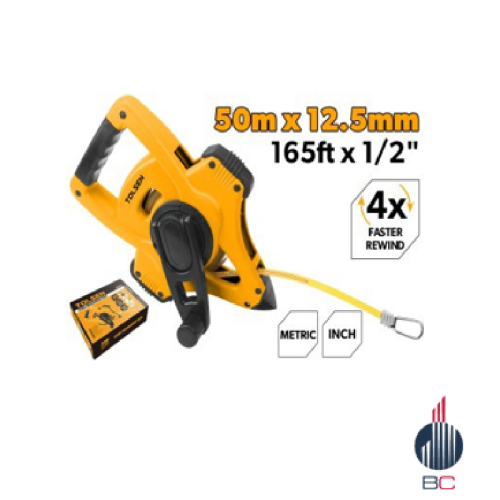 Cinta métrica de acero (industrial) 50 metros