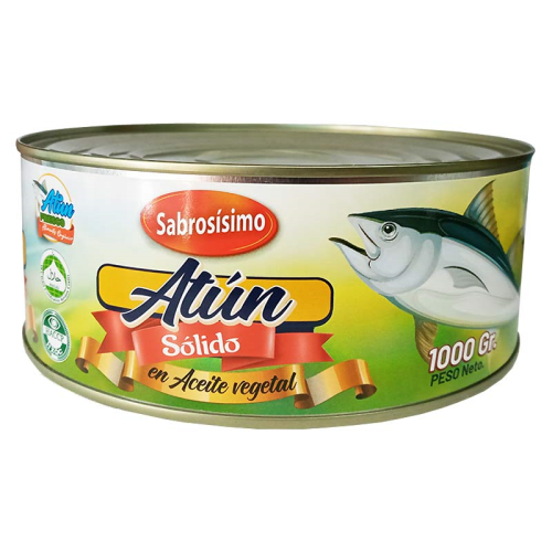 Trozos de atún en aceite, 1000 g