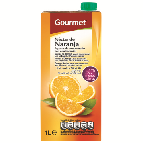 1 L-Néctar sabor naranja