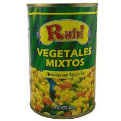 Vegetales Mixtos en Agua y Sal 425g R