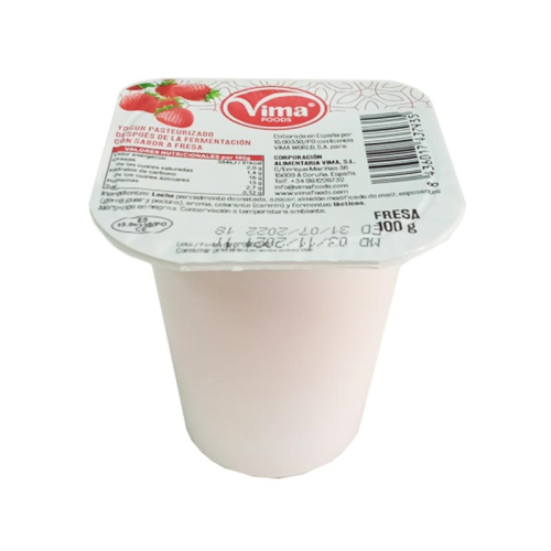 Yogur de fresa, 100 g