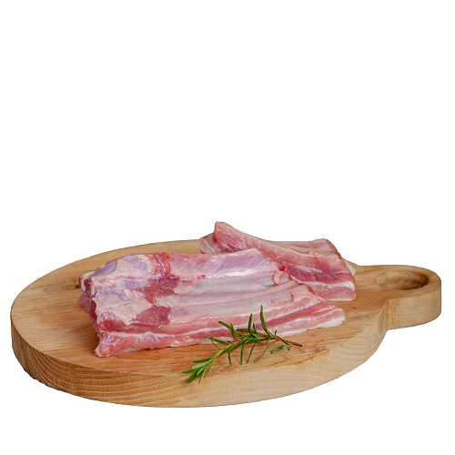 Costilla de cerdo fresca sin piel, 1 kg