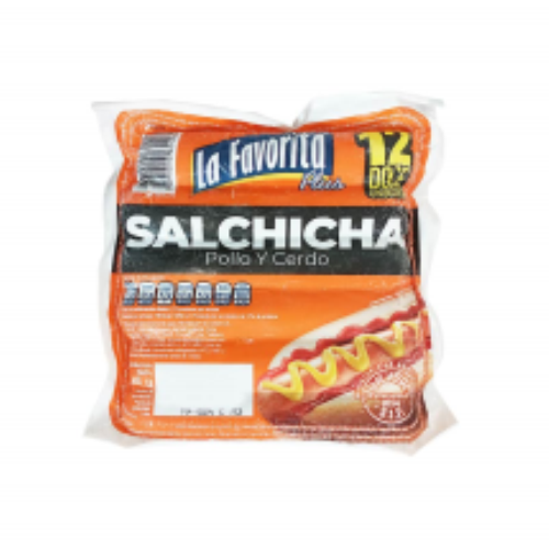 Salchicha de Cerdo-Pollo 408 grs    