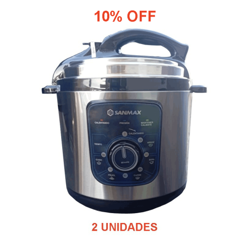 10% OFF OFERTA, 2 Ollas de presión multifunción. Entrega gratis